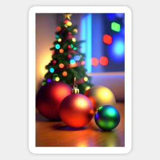 Christmas Baubles 5 Sticker